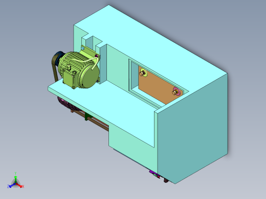 发电机性能参数检测台正等轴测缩略图