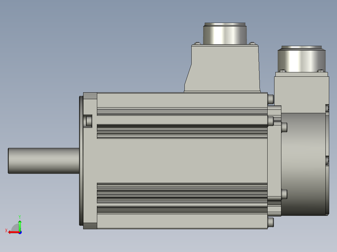 2000W MSME伺服马达后视图