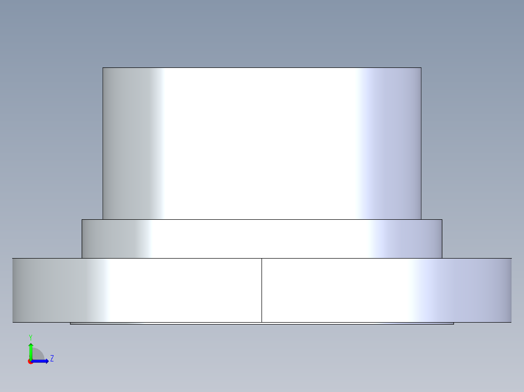 聚氯乙烯配件28-Sch80_Flange Vanstone_SPIG_856-080_8in左视图