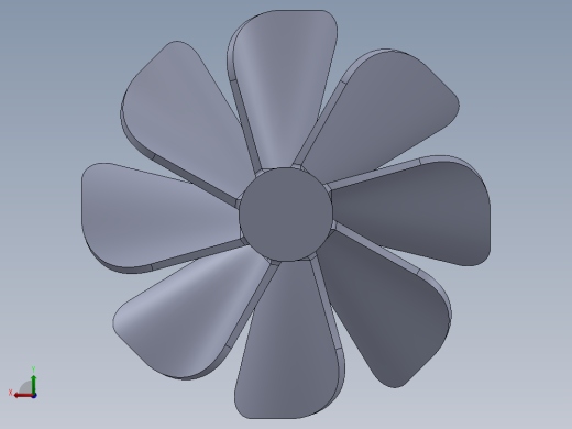 风扇叶后视缩略图
