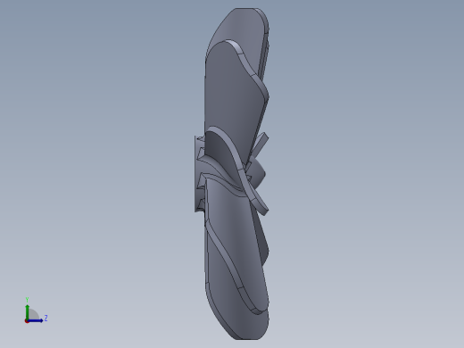 风扇叶左视缩略图