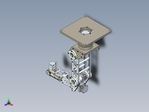 6轴机械手三维模型正等轴测缩略图