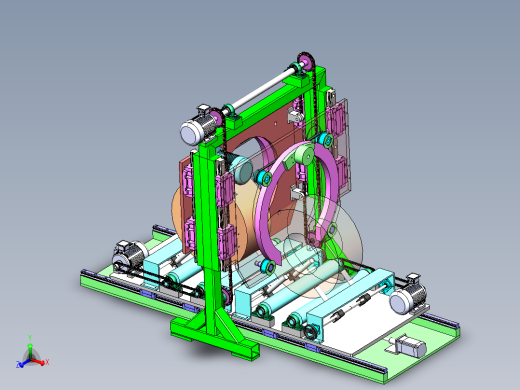 雨刮器钢带自动上料设备总装sw16可编辑