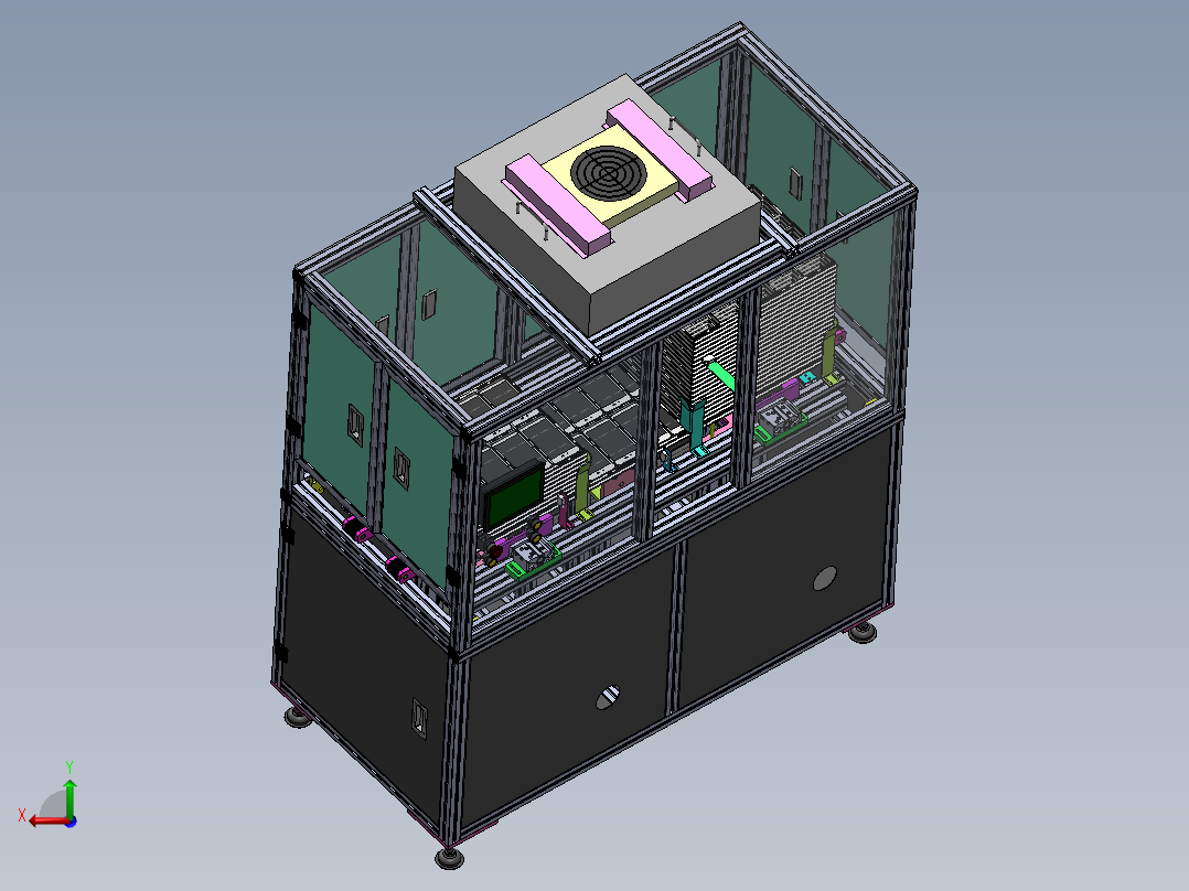 玻璃检测上下料机sw21可编辑后视图