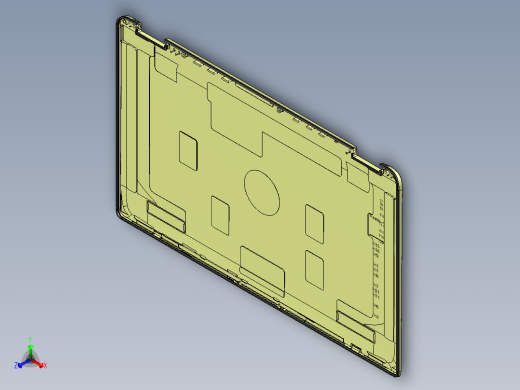 金属外壳铣内腔UG编程程序模型