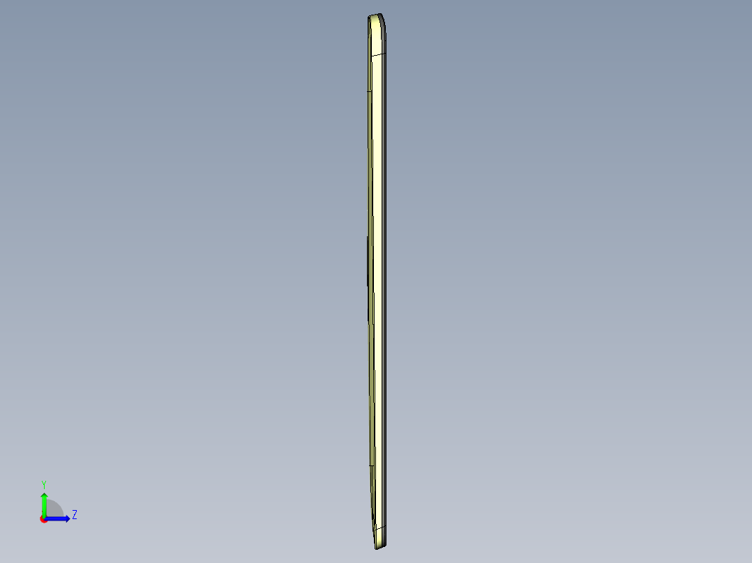 金属外壳铣内腔UG编程程序模型左视图