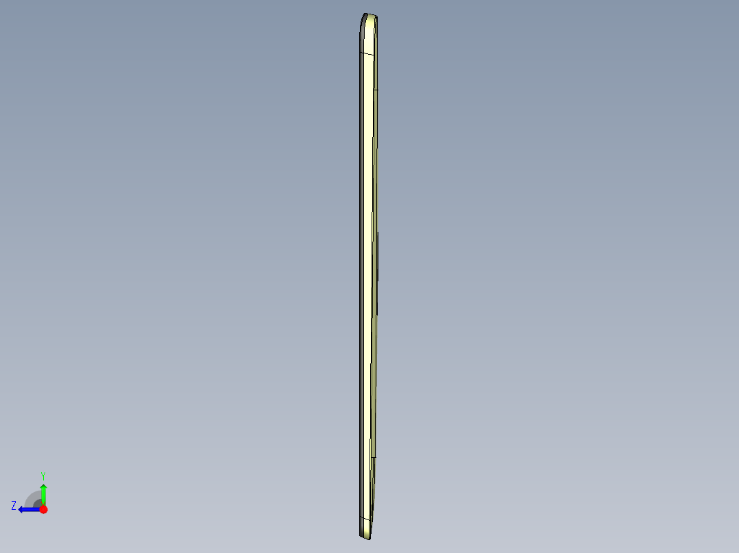 金属外壳铣内腔UG编程程序模型右视图