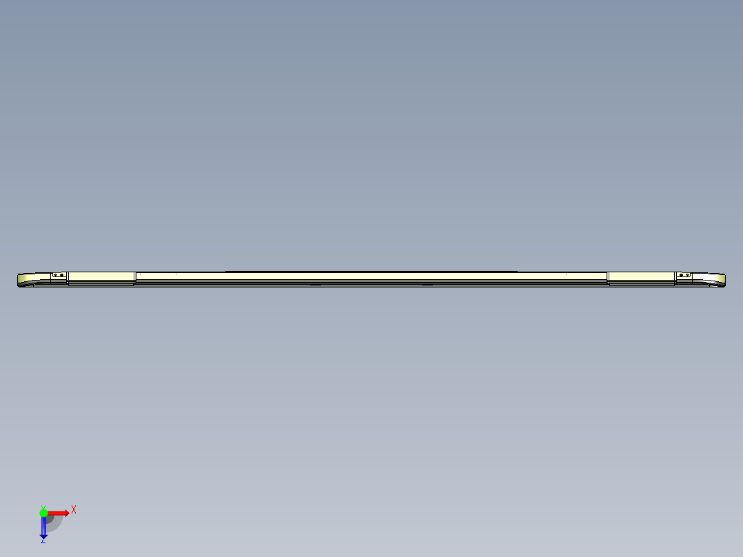 金属外壳铣内腔UG编程程序模型俯视图