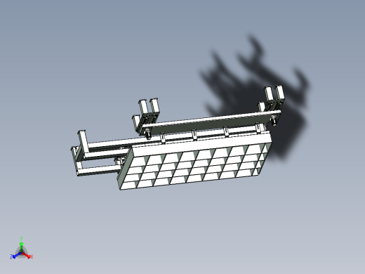 工程台车纵隔板焊接定位工装