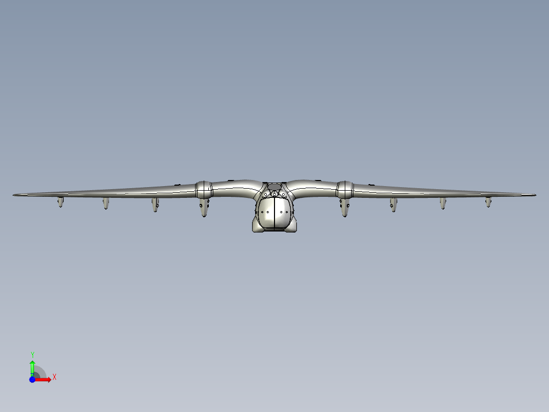 B2004350-《风之谷》中托梅基安运输机前视图