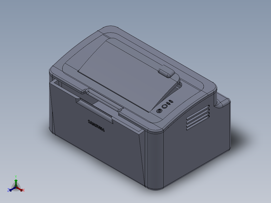 打印机(15)正等轴测图