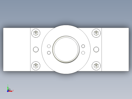 支承板弯曲模前视缩略图