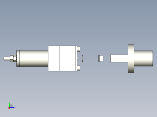 支承板弯曲模左视缩略图
