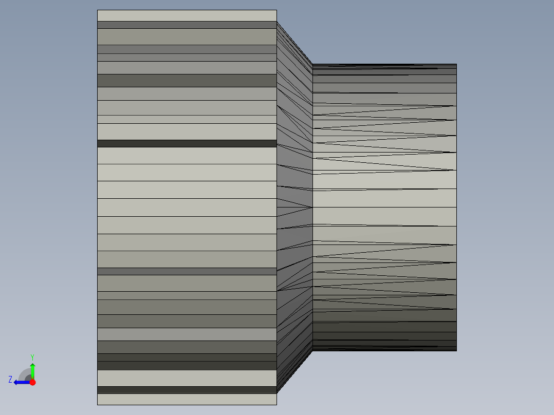 焊锡机烙铁头右视图