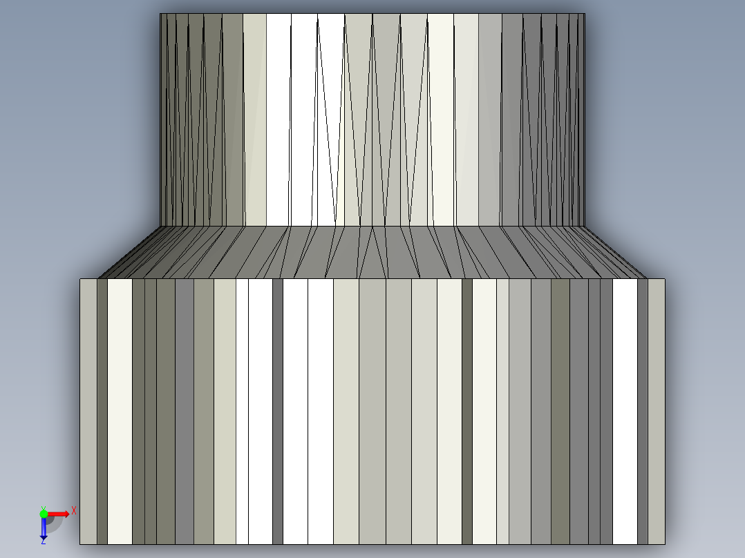 焊锡机烙铁头俯视图