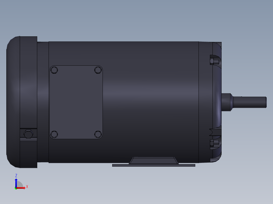 电机马达1HP-1150转-分前视图
