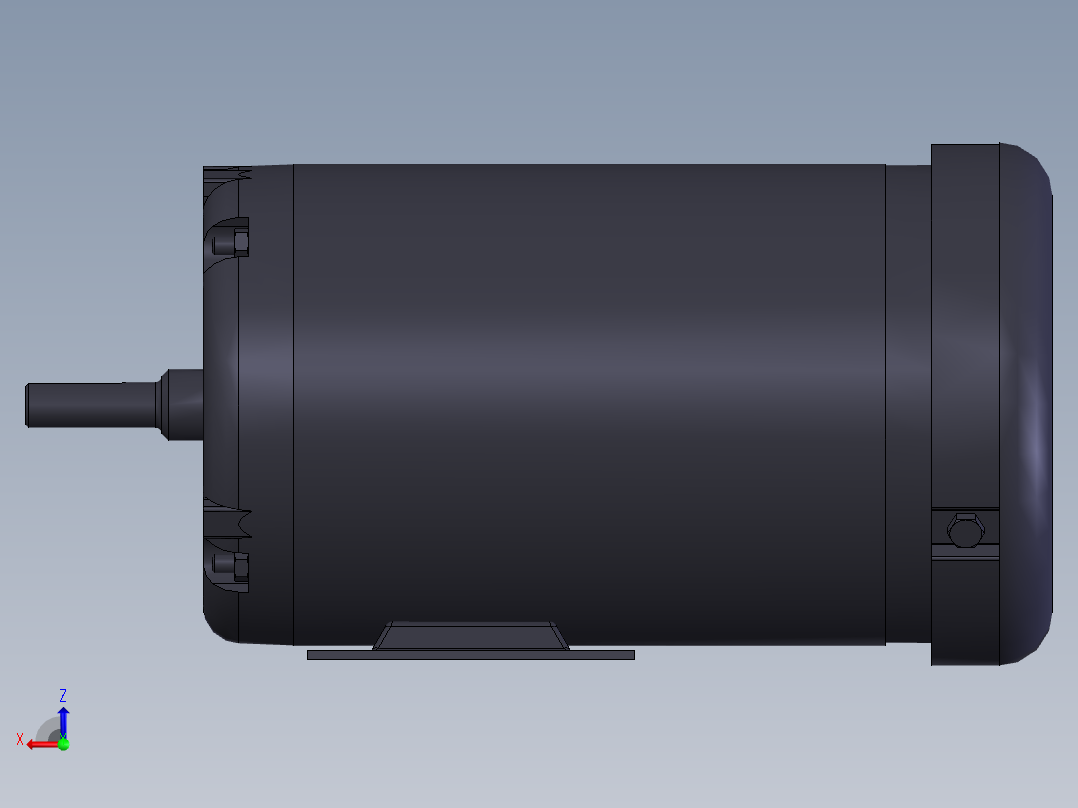 电机马达1HP-1150转-分后视图