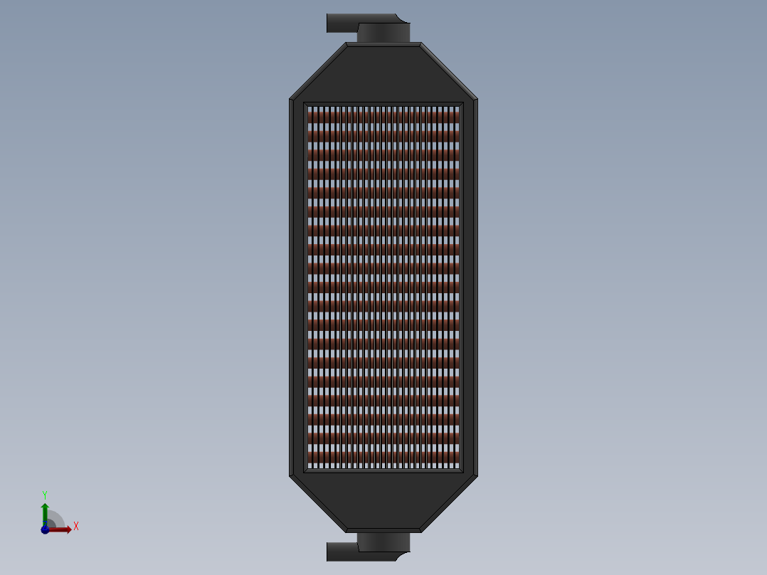 涡轮中冷器前视图
