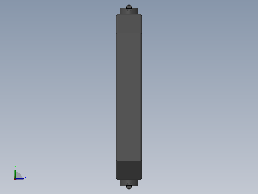 涡轮中冷器左视图