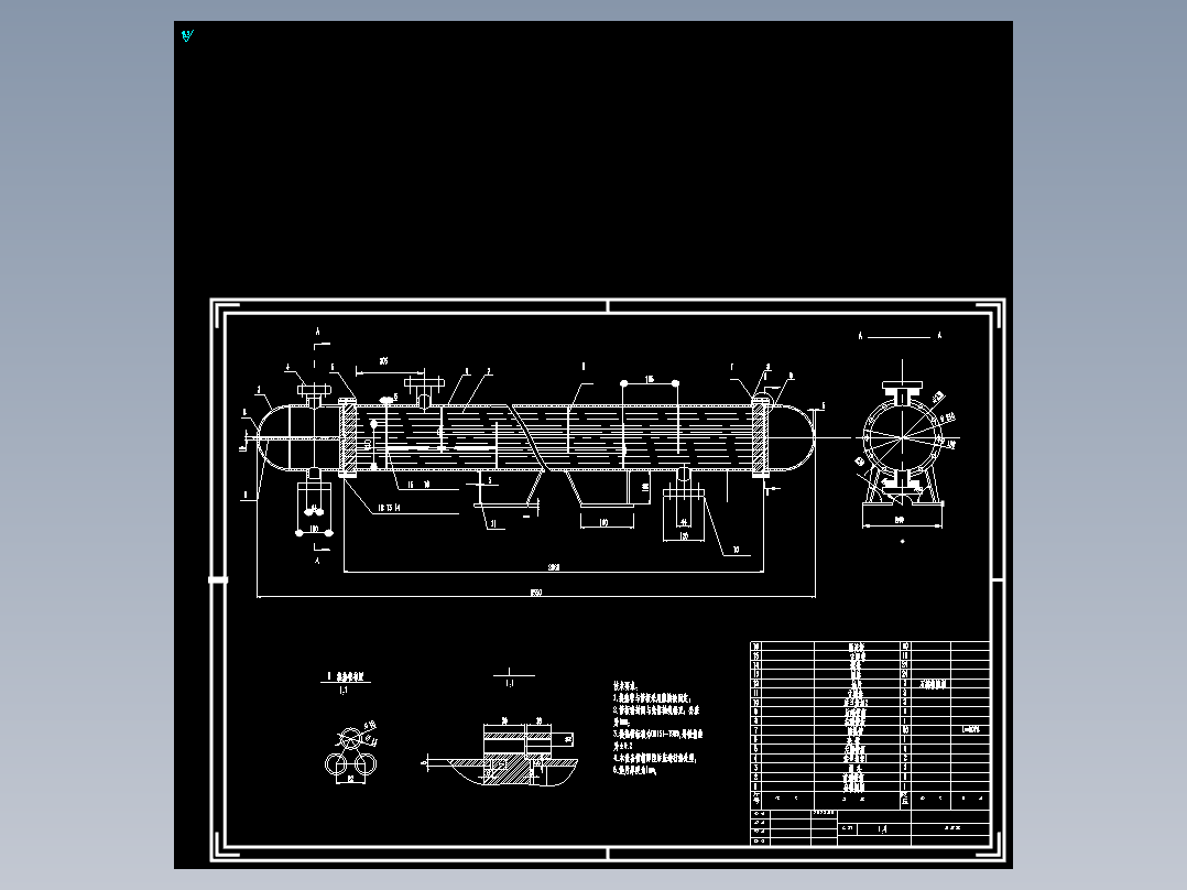 管壳式蒸发器1.dwg-203442288288