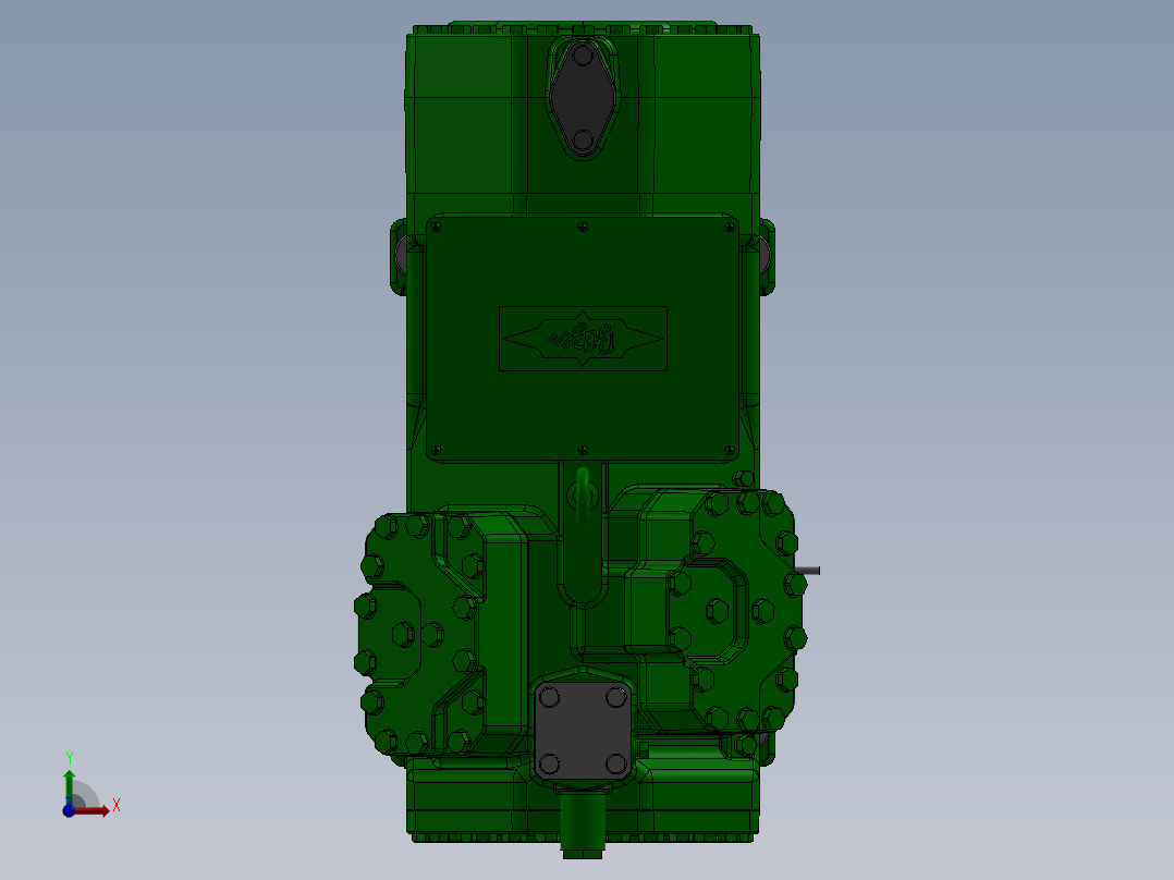 压缩机Bitzer型号4jteu-10lk_4cteu-30lk俯视图
