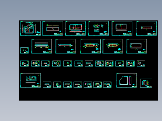 NCF-300高速送料机零件加工图纸