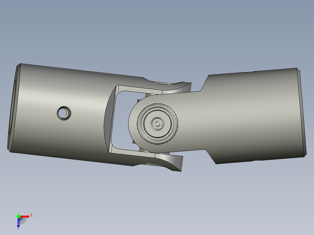 WXWXD型小型十字轴万向联轴器WXD8-CN-42俯视图