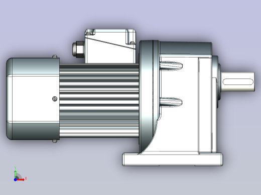 JSCC变频减速电机 f370h03-U前视缩略图