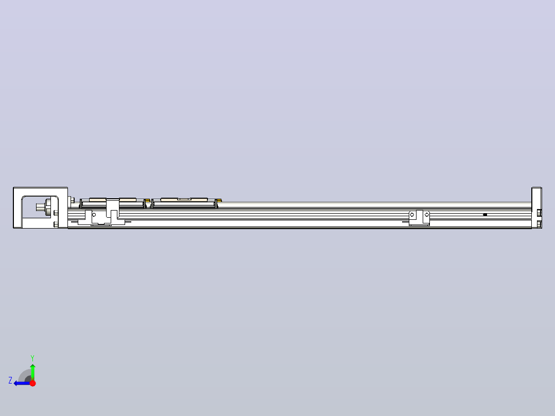 KK60-500A2-F0 模组 标准A2双滑座 KK60-A2-F0 替换上银右视图