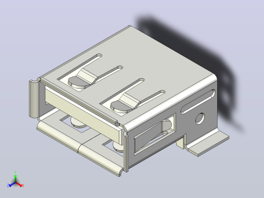 USB 用于焊接在 PCB 板顶部