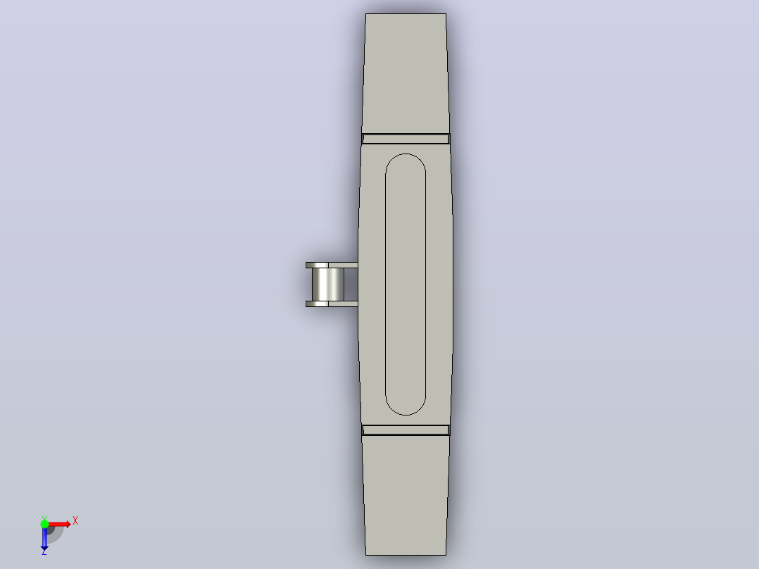 1873BFH-K800-DB-AZ1-C1扣链式防滑带挡板螺旋链板（带轴承）俯视图