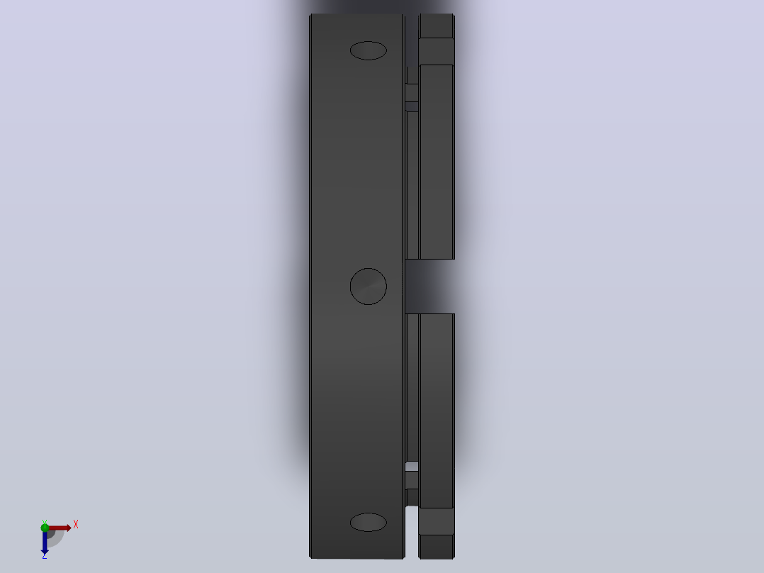 NKA开槽锁紧螺母[NKA M90×2.0]俯视图