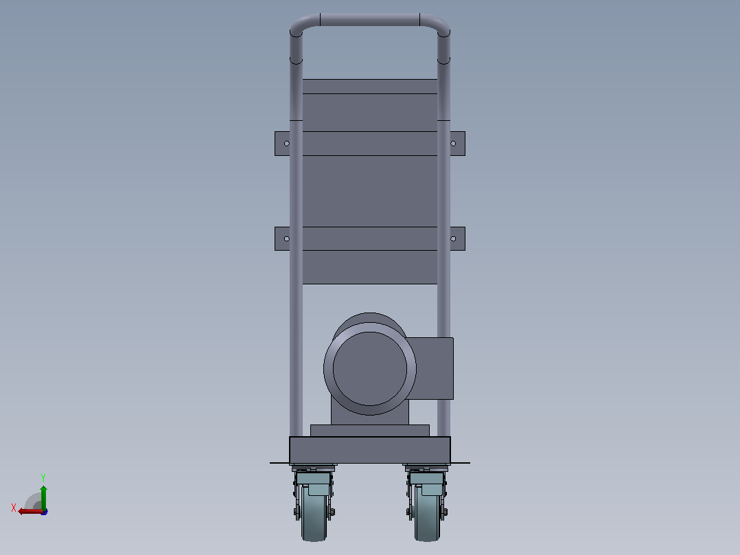 推车支架SPL90后视图