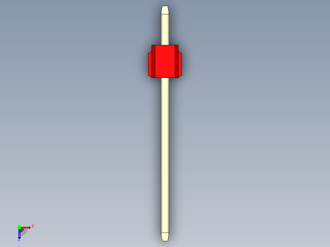 DS1021排针 红色 3x01p 100mil 类型5 版本1.0.zip.zip俯视图