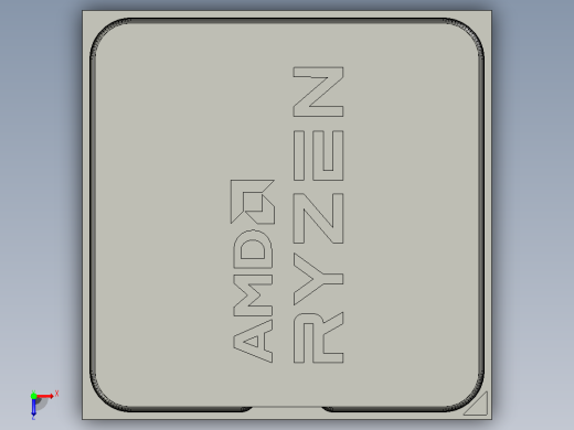 AMD Ryzen CPU俯视缩略图