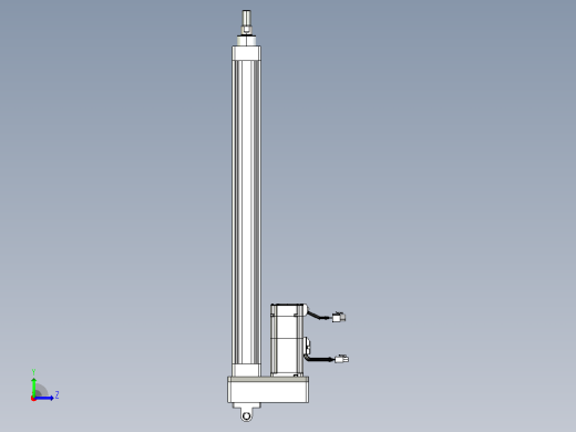 轻载电动缸TPA-ESR40-1210C-L450-MR-CB-W-P40-C3左视缩略图