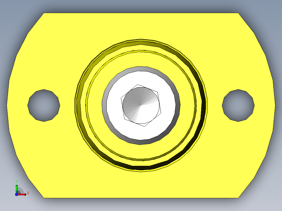 表面检查夹具俯视图