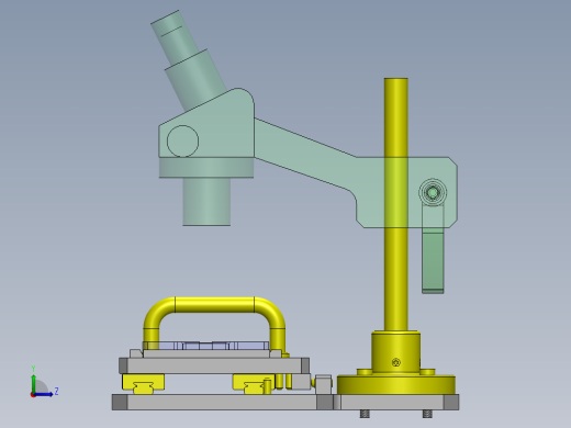 滑动位置分度机构左视缩略图