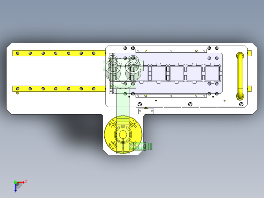 滑动位置分度机构俯视缩略图