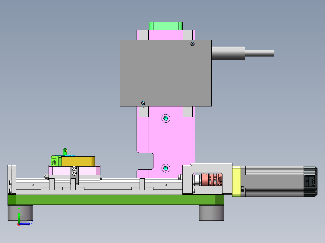 激光镭射检测设备sw17可编辑左视图