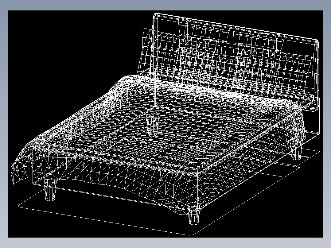 室内家具和灯具等的模型十-J-B09