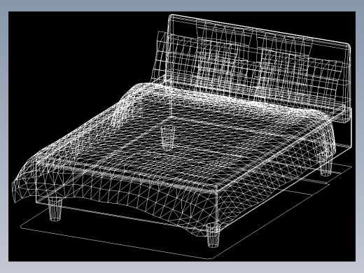 室内家具和灯具等的模型十-J-B09