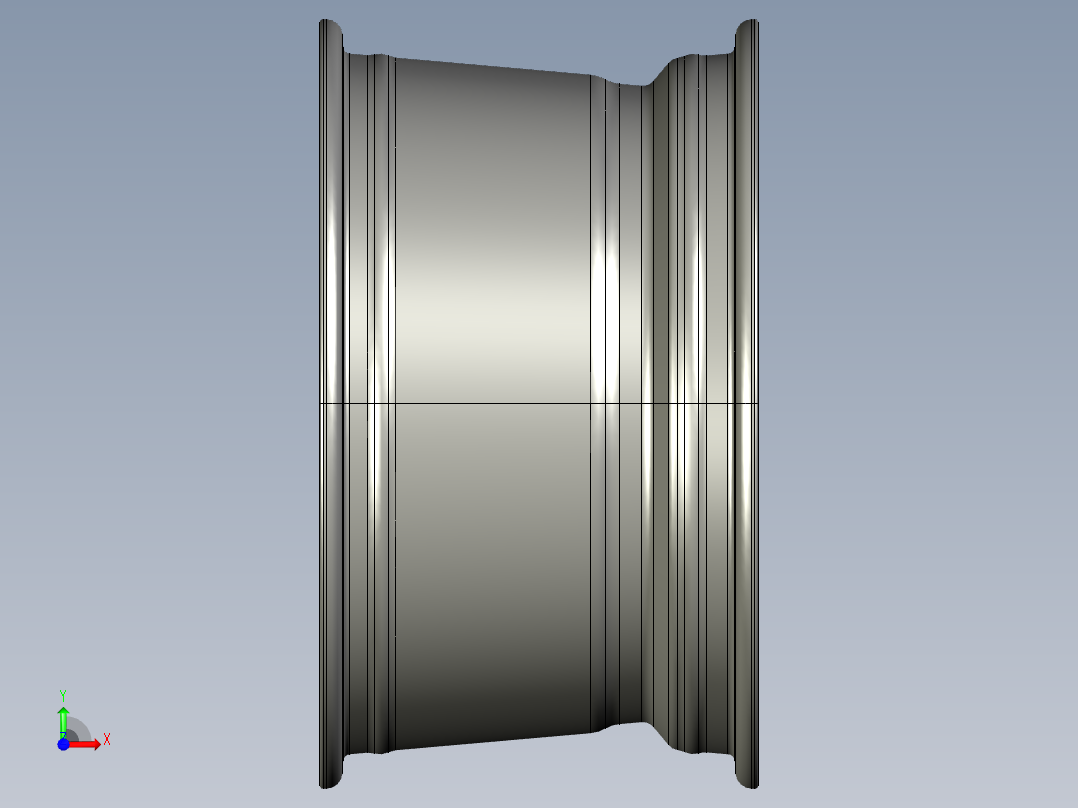 玛莎拉蒂轮毂3D模型（2）前视图