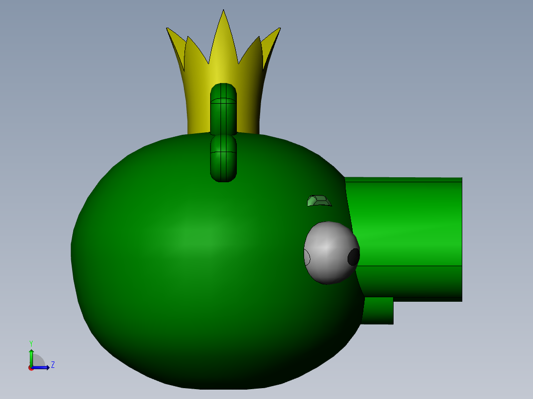 愤怒的小鸟之猪头左视图