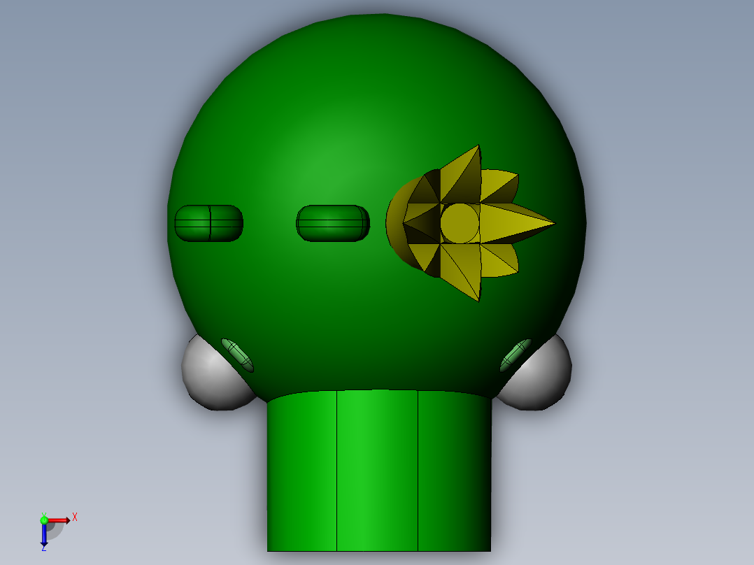 愤怒的小鸟之猪头俯视图