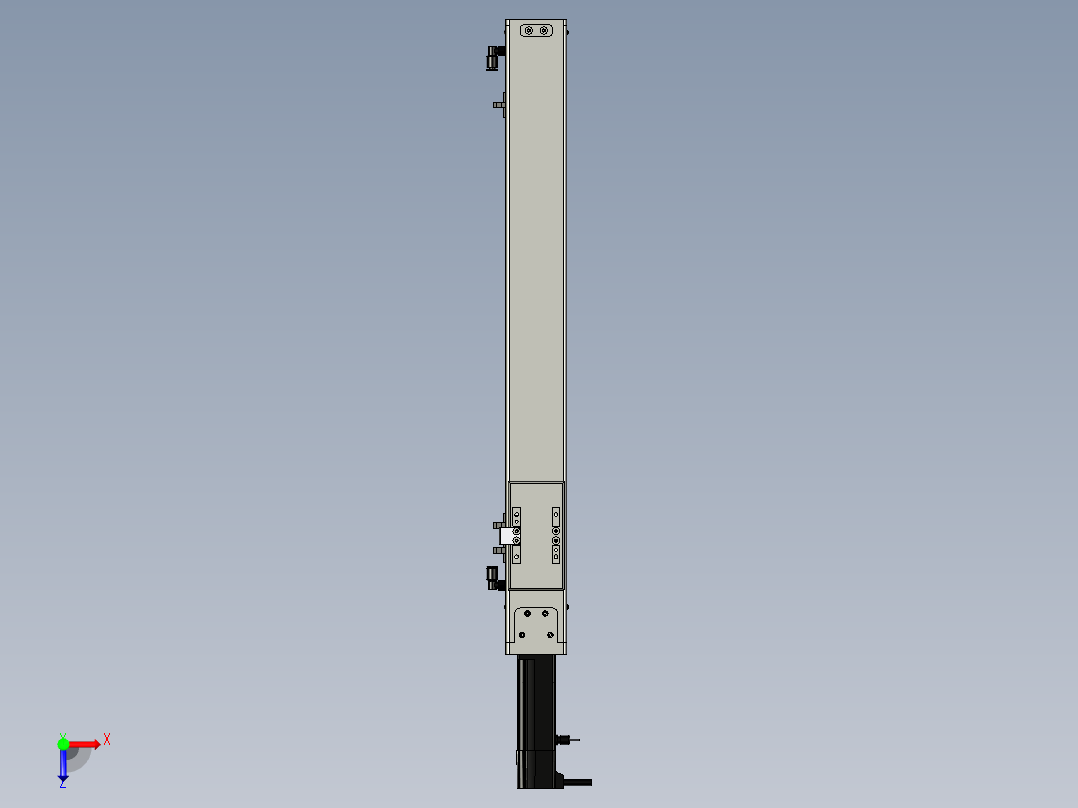 Toyo东佑达直线模组-ECH6-450-BC+煞車-反俯视图