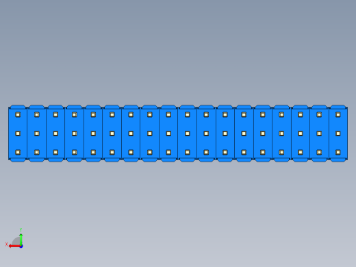 彩色公头100mil（2.54mm）系列-DS1021_blue_3x18p_100mil_Type1_rev1.0后视缩略图