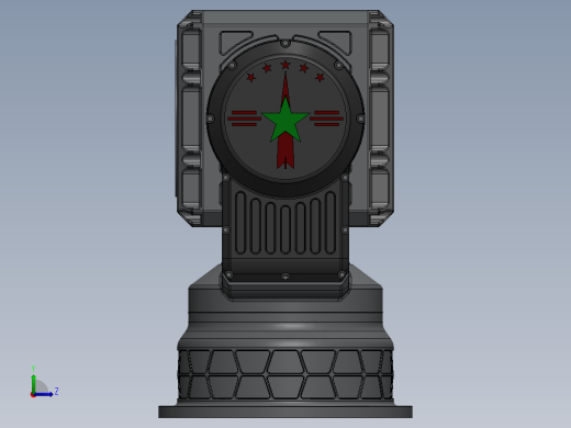 测量光电转台左视缩略图