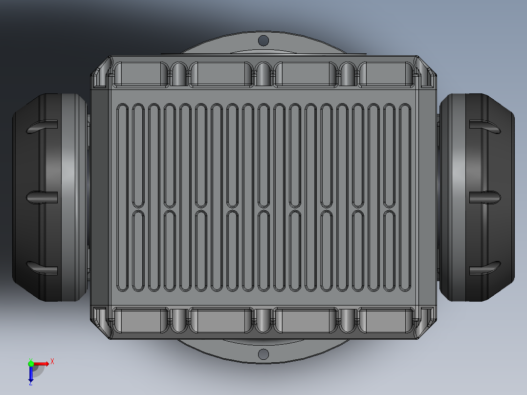 测量光电转台俯视图