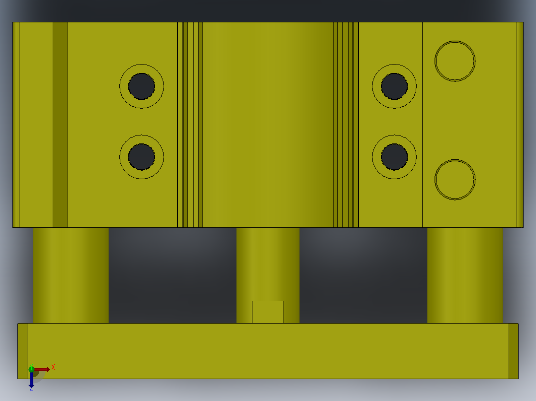 气缸-A_MGPM80_25_20俯视图